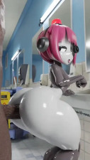 Mini-chan Bathroom Anal [HardFrame][HD][60FPS]