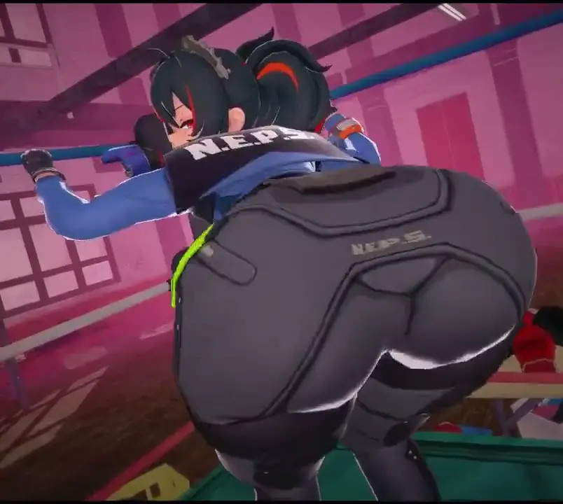 Zhu Yuan shaking her ass