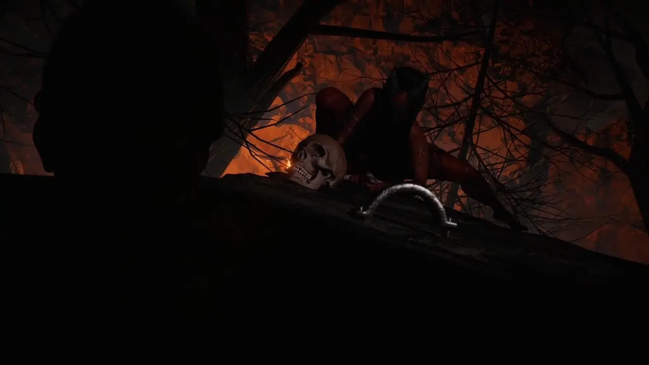 Wild succubus defeated hunter and sucked him dry with her irresistible body