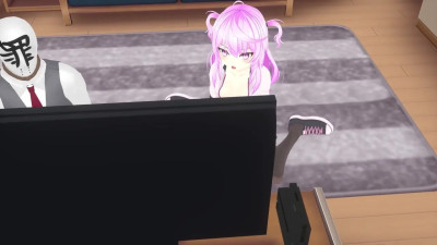 I can't beat you in the game, so I'll beat you in real life [WaruiSlimeDesu]