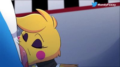 Toy Bonnie getting a blowjob