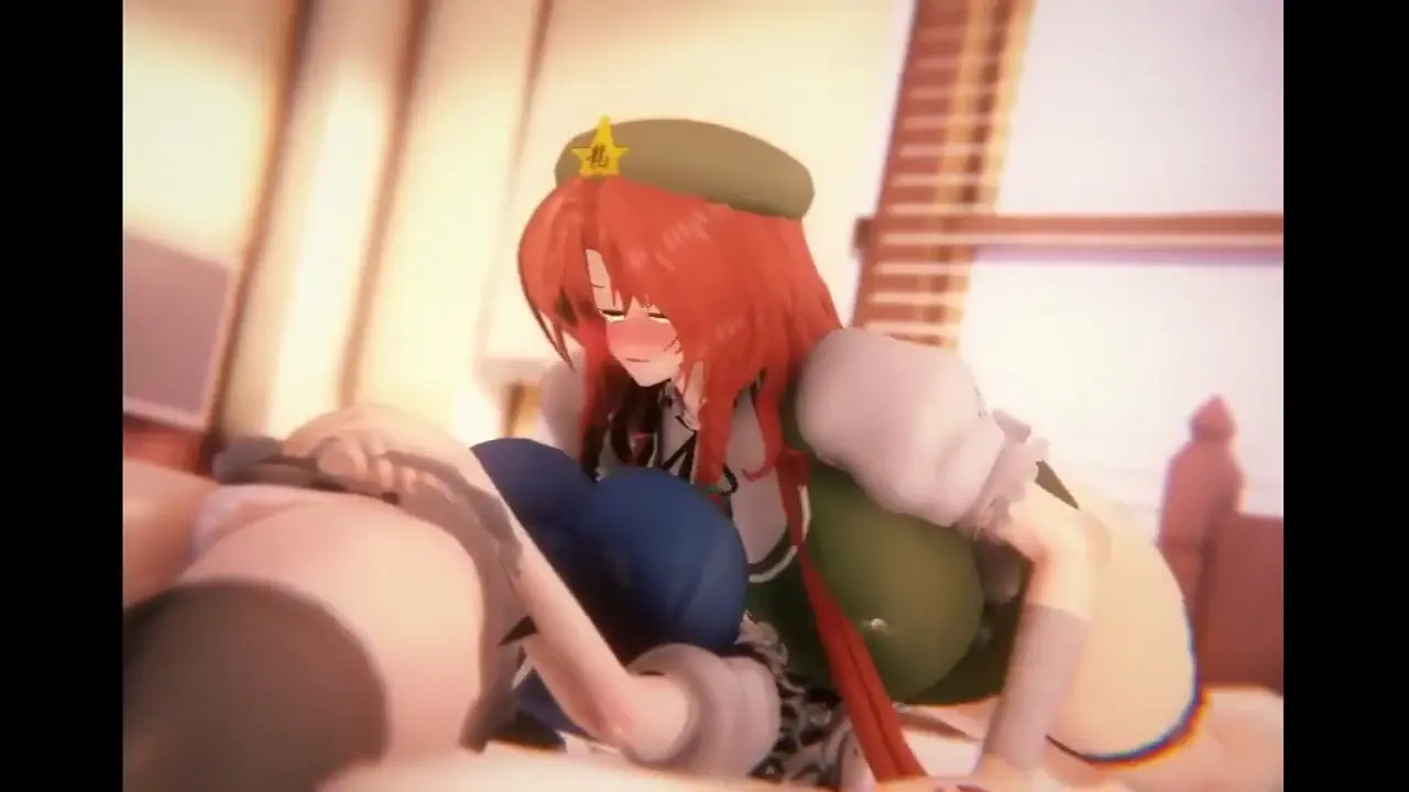 Hong Meiling titty floppying her wife Sakuya [mokomoko1gou] (Sound)