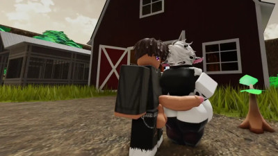 A day with a cute little cow