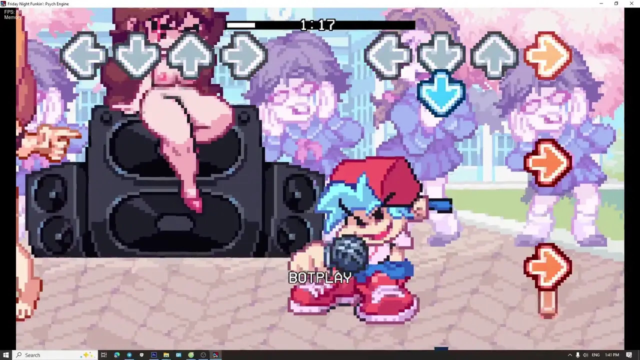 Nude thicc GF by rember friday night funkin edit by delix 8032