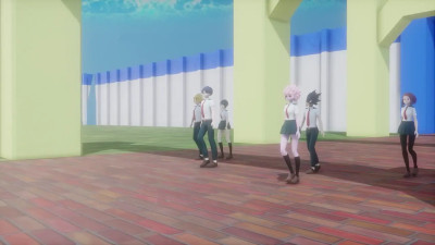 [Deku and Tsuyu-chan] Morning sex training at school