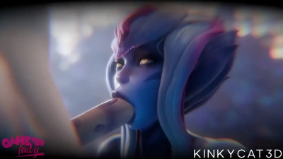 Evelynn sucking[kinkycat3d][4k 60fps]