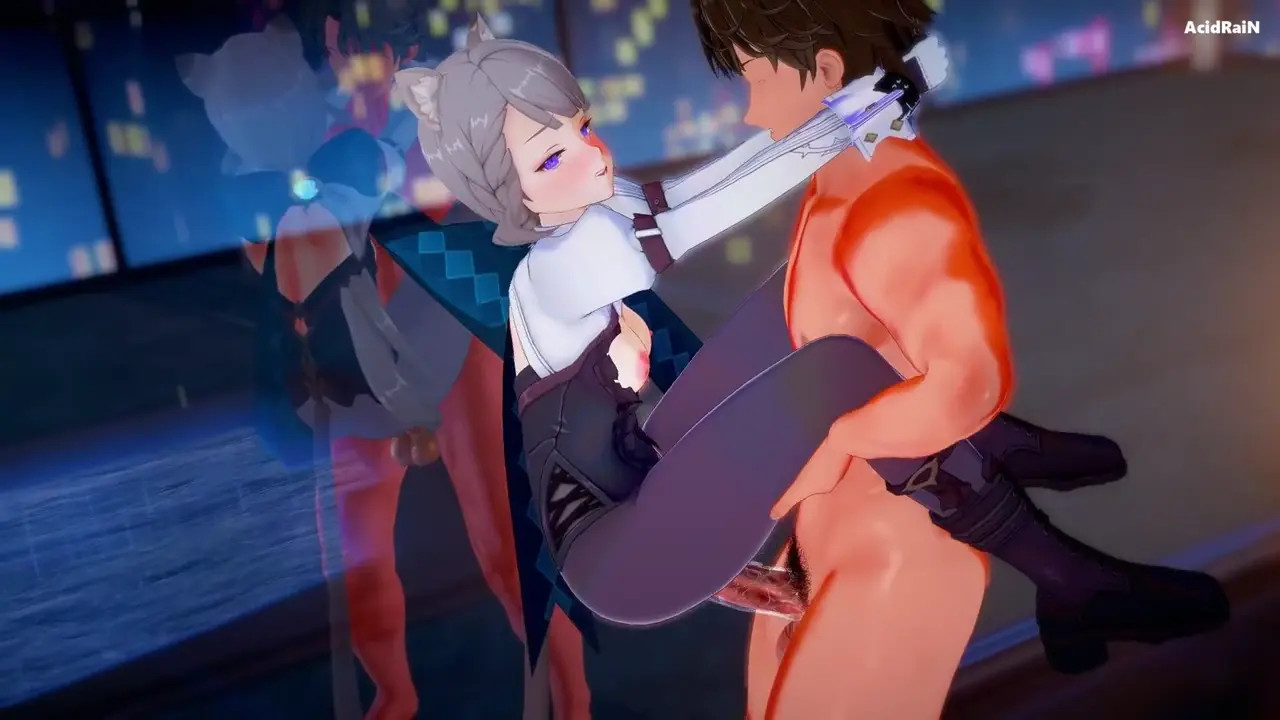 Lynette x mob sex video  (Genshin impact) NTR