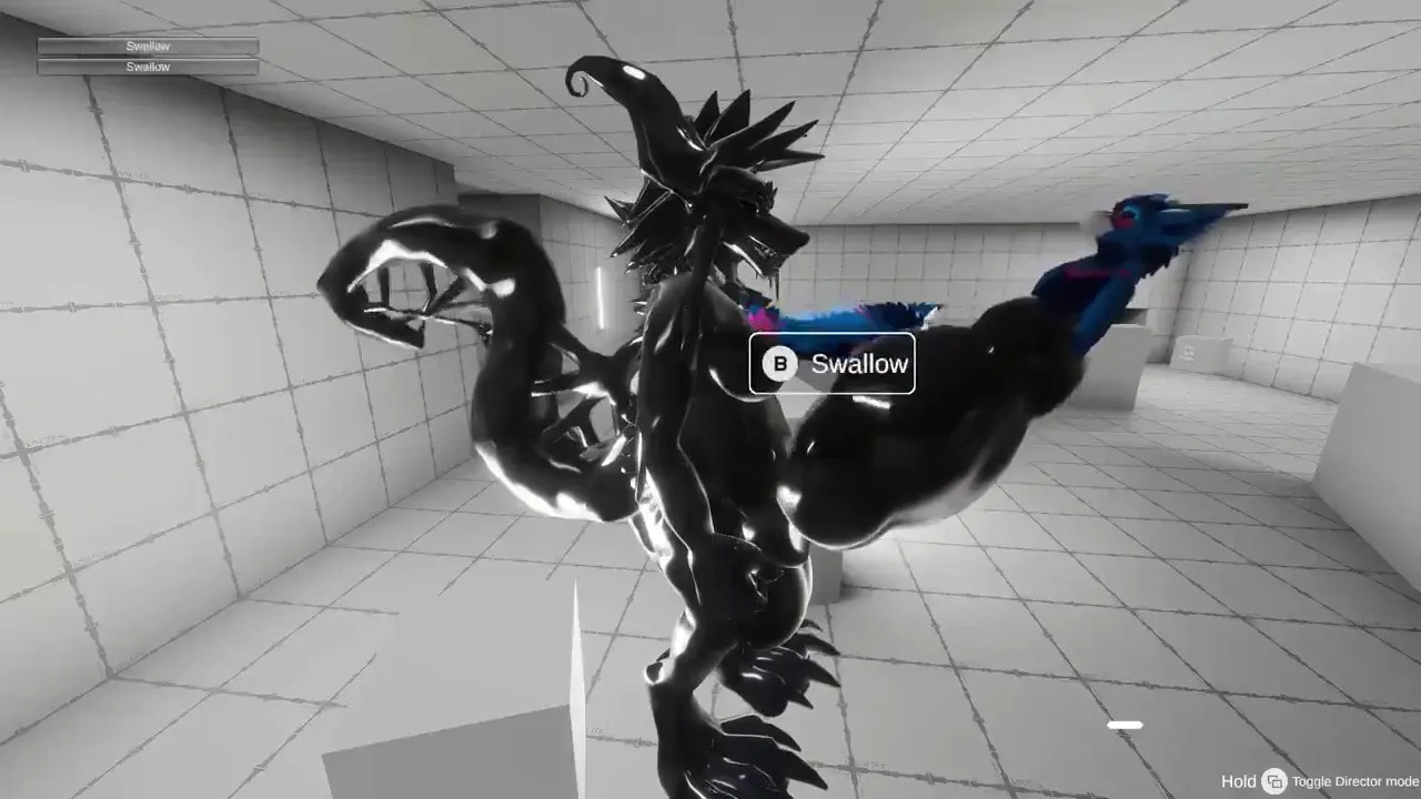 Cock vore by @causticcrux