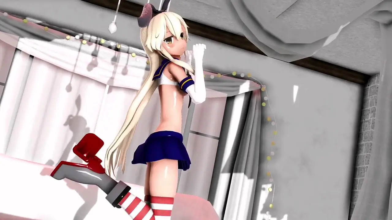 Shimakaze - Retry Rendezvous [MMD R18] RubyMMD