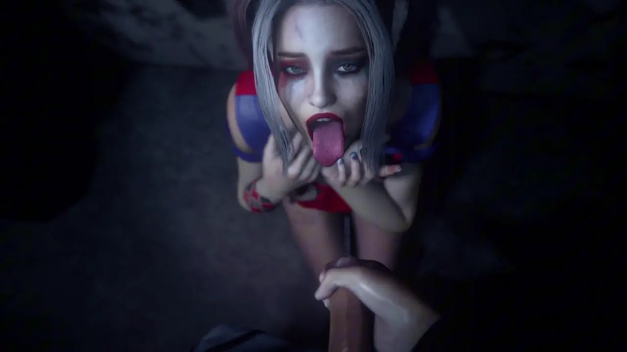 Harley Quinn facial