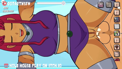 Starfire Full Scenes Creampie Compilation - Hole House Game