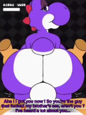 Purple Yoshi Gets Fucked (Captions)