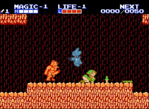 Zelda 2: heroine's game over