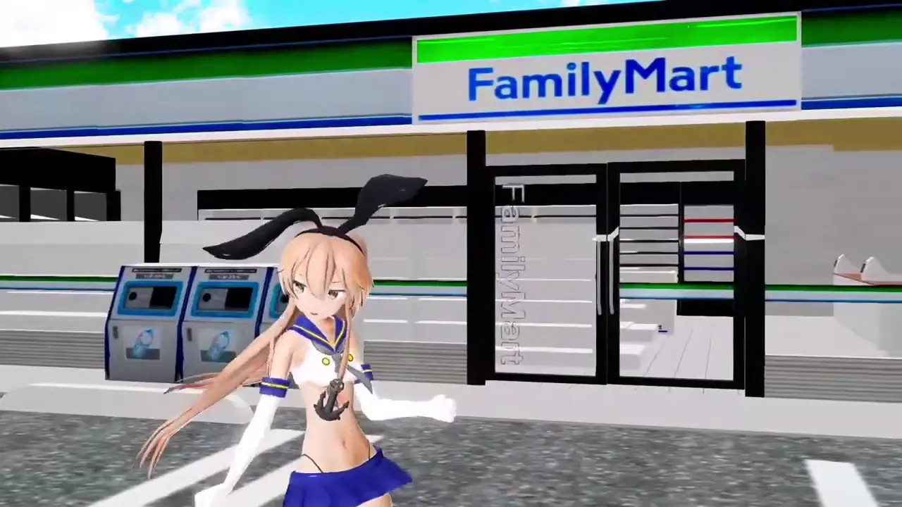 Shimakaze - Kocchimuite Baby [MMD R15] RubyMMD