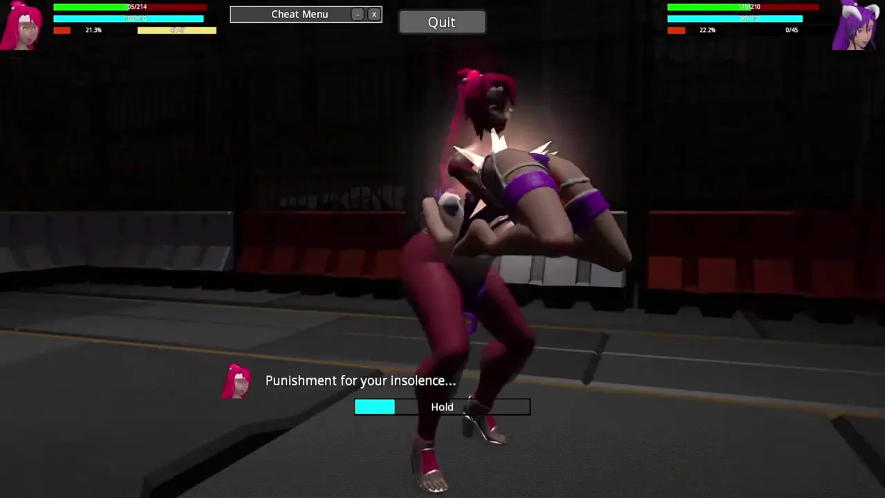 HRSL: Nadia vs Featherine Street Fight