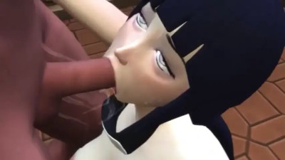 Hinata deepthroat ( no sound )