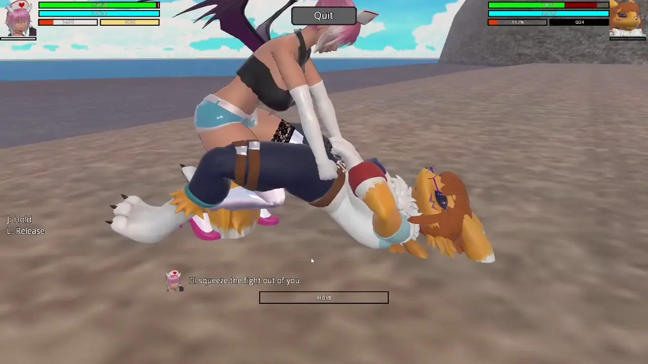 Reona vs Ampharos  : heroine rumble 2