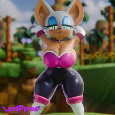 Rouge's Bouncing Boobs 2