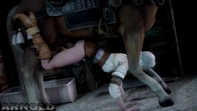 Ciri has sex with a horse