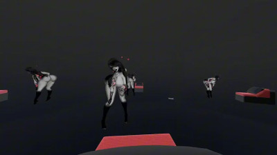 vrc goth girl nude dancing  vid