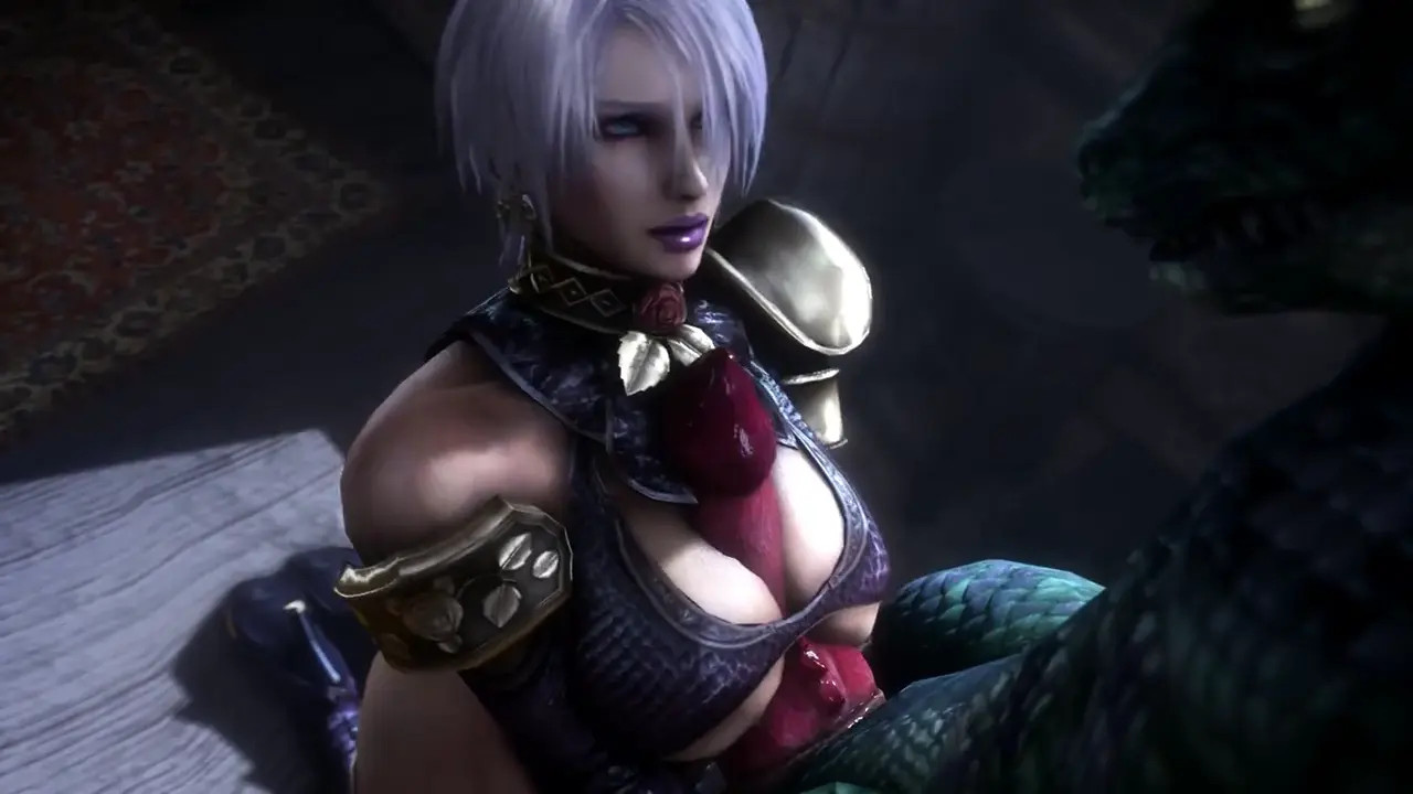 Ivy Valentine Lizard Clothed titfuck 2