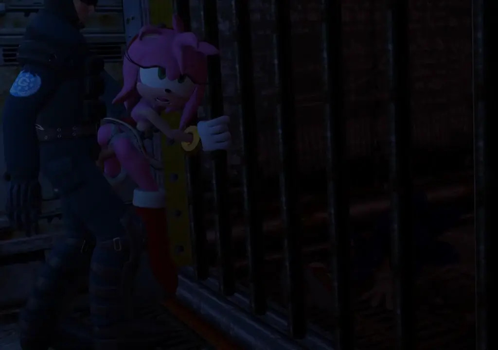 Amy Caught by Soldier Gun