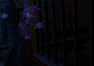 Amy Caught by Soldier Gun