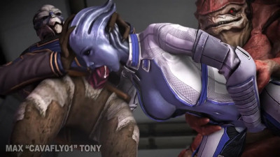 Liara taking care of the Crew