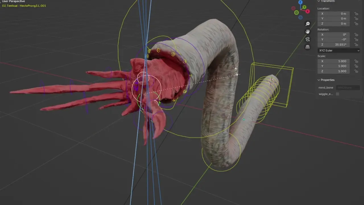 Tentacle Monster WIP 3