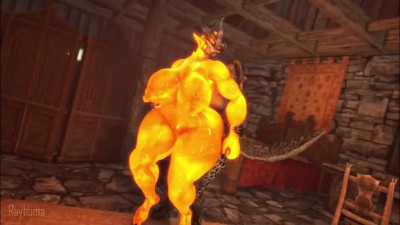 Flame atronach summoned