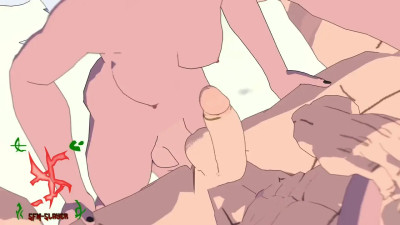 Android 21 has fun anal fun with Goku