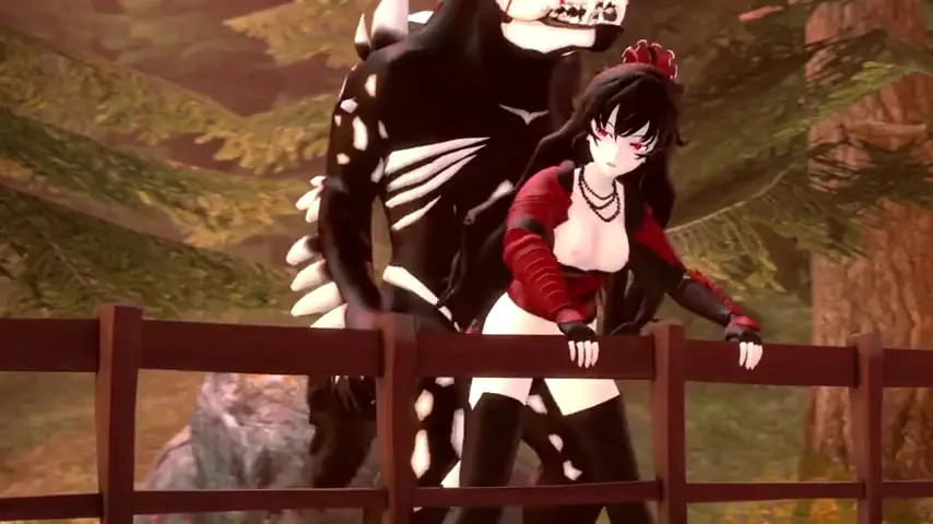 Raven fucked by beowolf