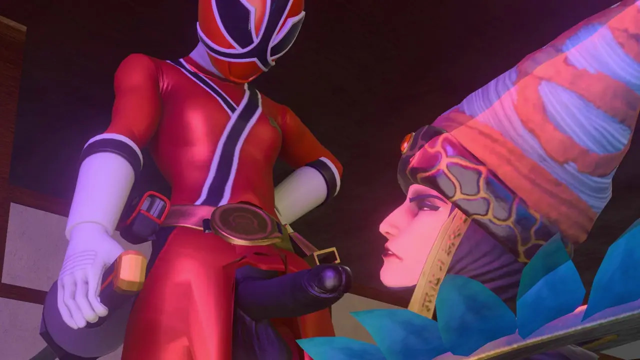 Power Ranger Throatfuck