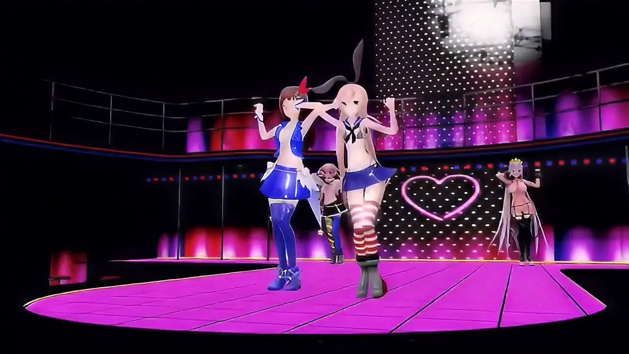 Shimakaze, Sora & Girls - Sweet Devil [MMD R15] RubyMMD