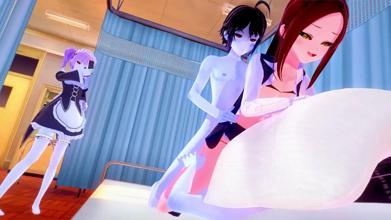 Torotoro Kishika Gangbanged in school clinic (angel version)