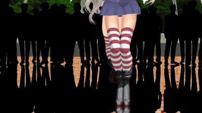 Shimakaze x4 - Suki! Yuki! Maji Magic! [MMD R18] RubyMMD