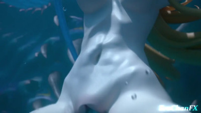 Escoffier tentacled underwater