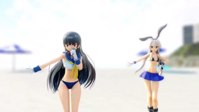 Shimakaze & Isokaze - Colorful x Melody [MMD R15] HolyPanchiraKingdom