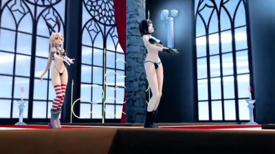 Shimakaze & RWBY - Burenai Ai De [MMD R15] SerahMMD