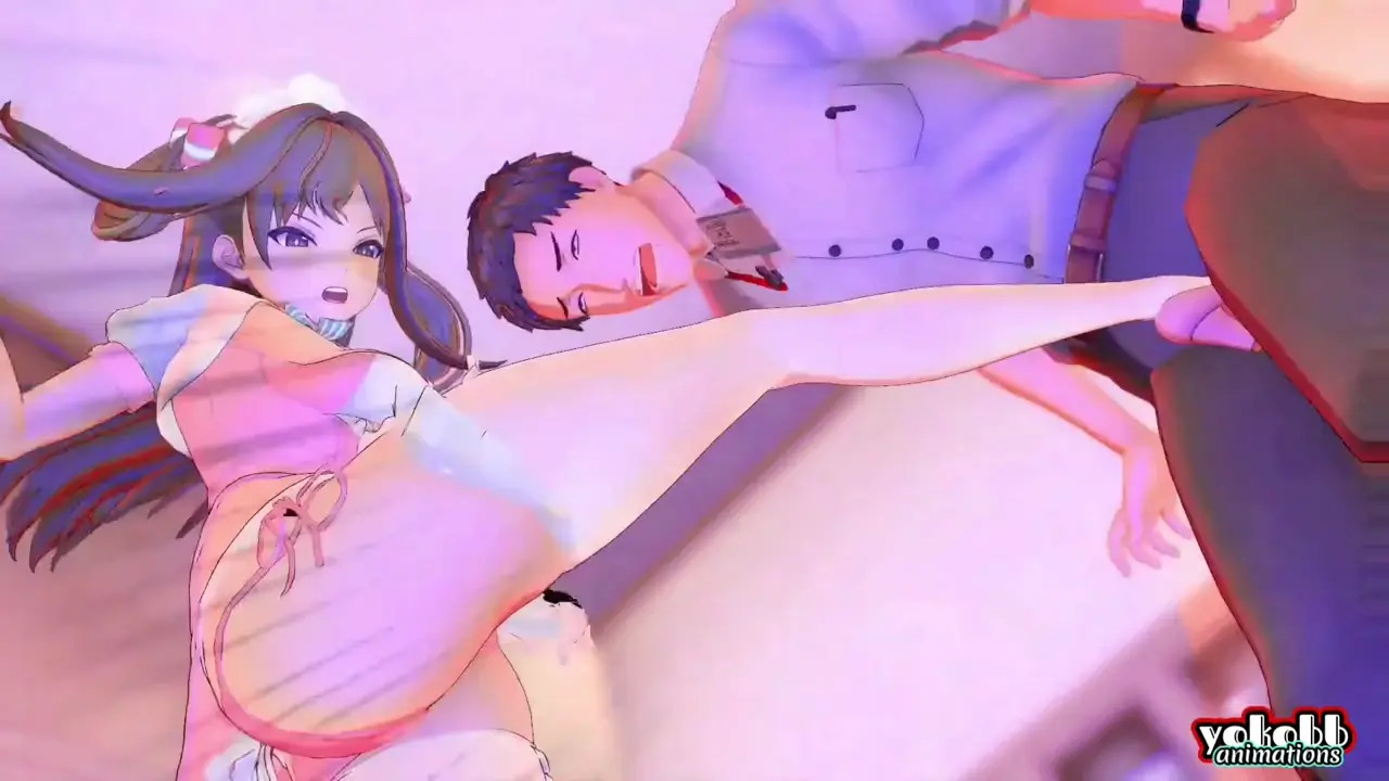 The Girl Kicks Her Perverted Boss in the Balls [YokoBB]