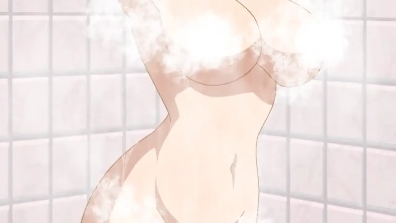 (Convenient Censoring) Shikki's Soapy Shower Time (Don't Toy With Me Nagatoro-san!)