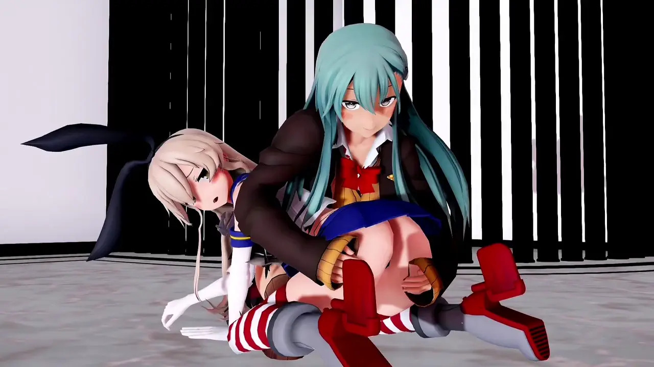 Shimakaze is caught by Suzuya [R18] SnowVR