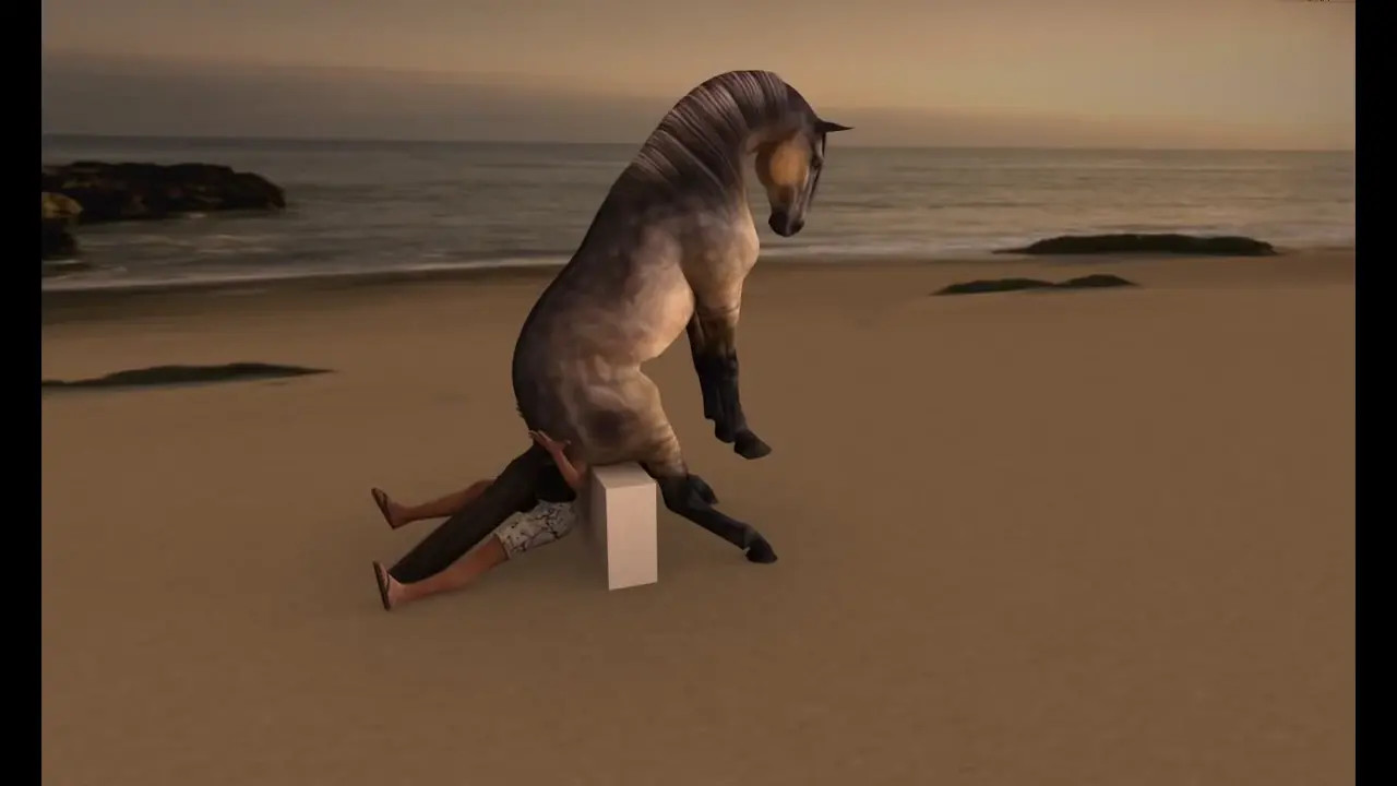 Mare vs man by big_d