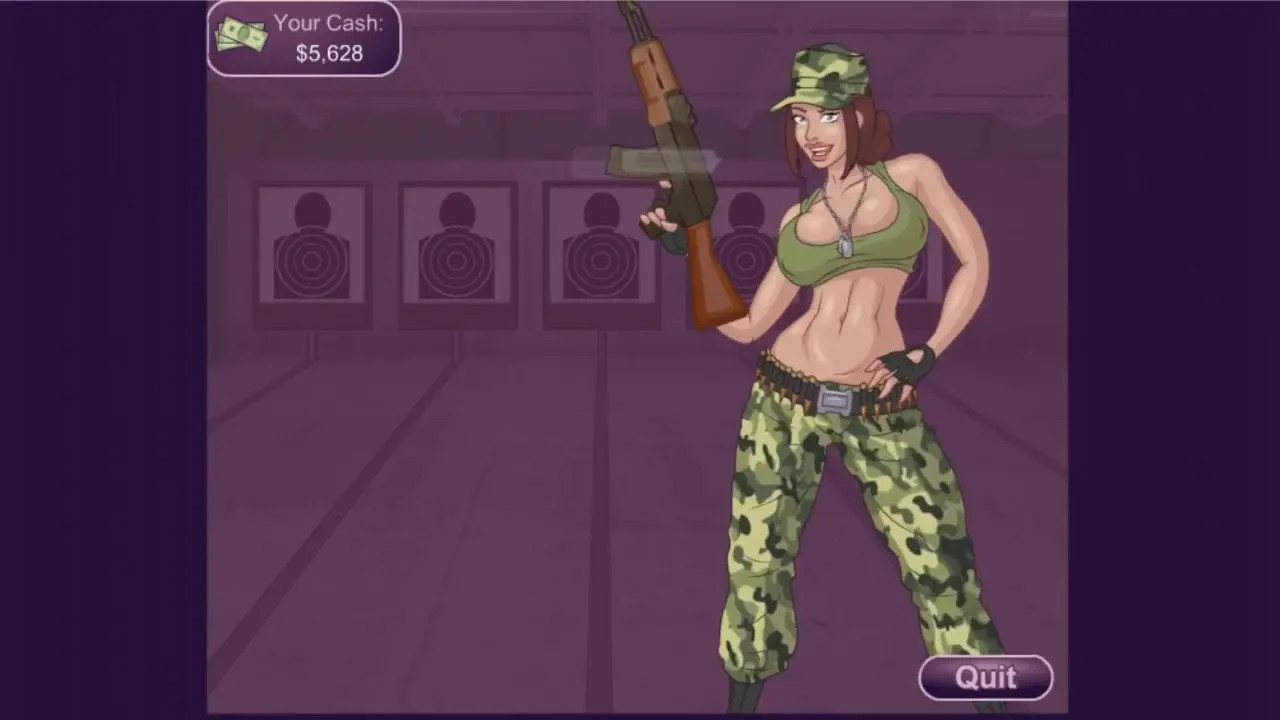 Blowjob at the shooting stand Meet and Fuck