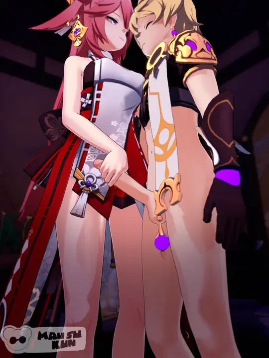 Yae rewards the traveler for a good job