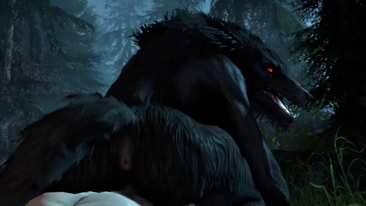 Feral Wifwolf in heat『AlphaWolf77』