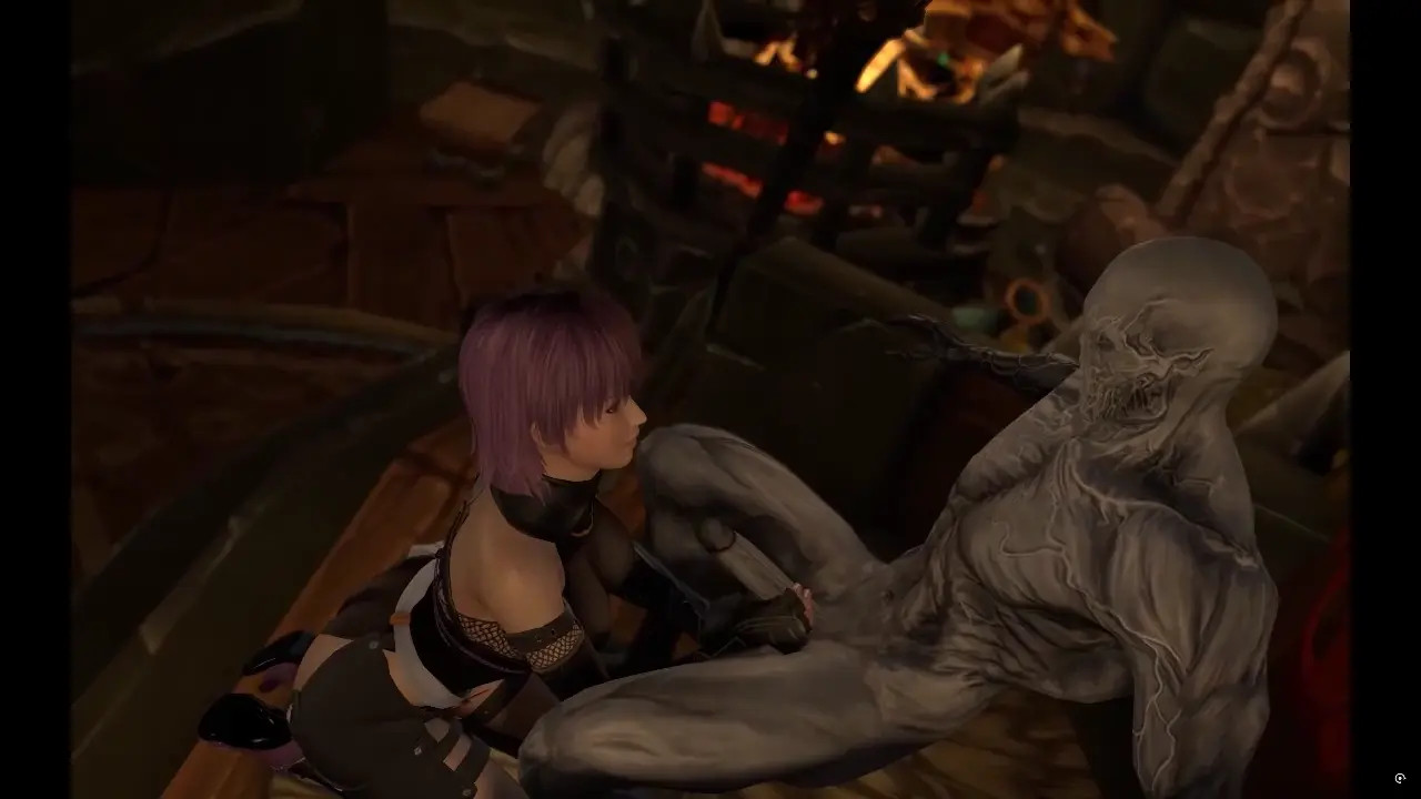 Female ninja's service Ayane