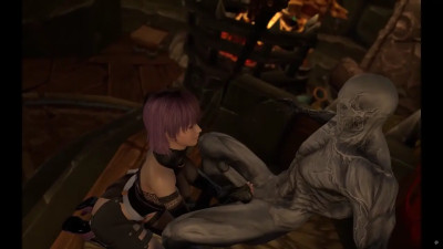 Female ninja's service Ayane