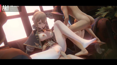 Akt Jean and Lisa 4some