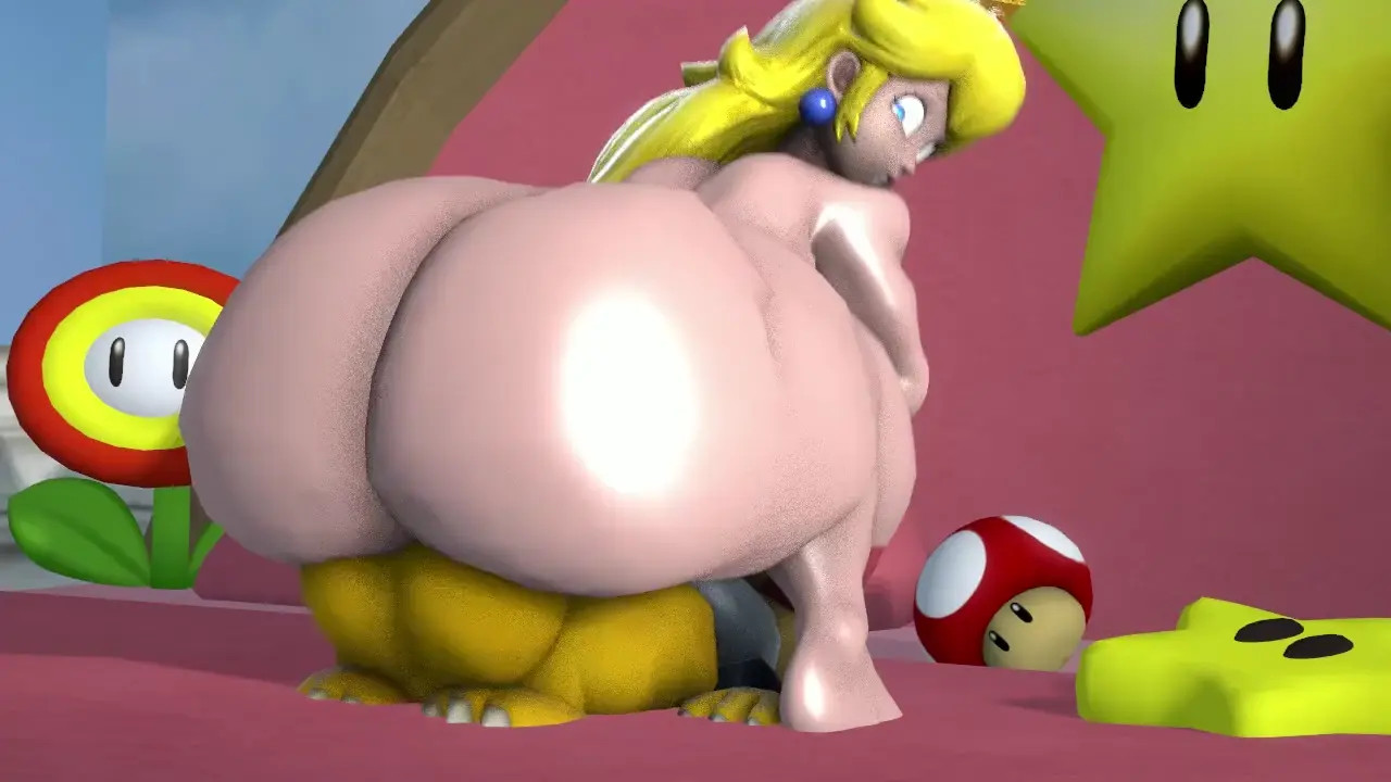 Princess Peach fucked by Bowser Jr.